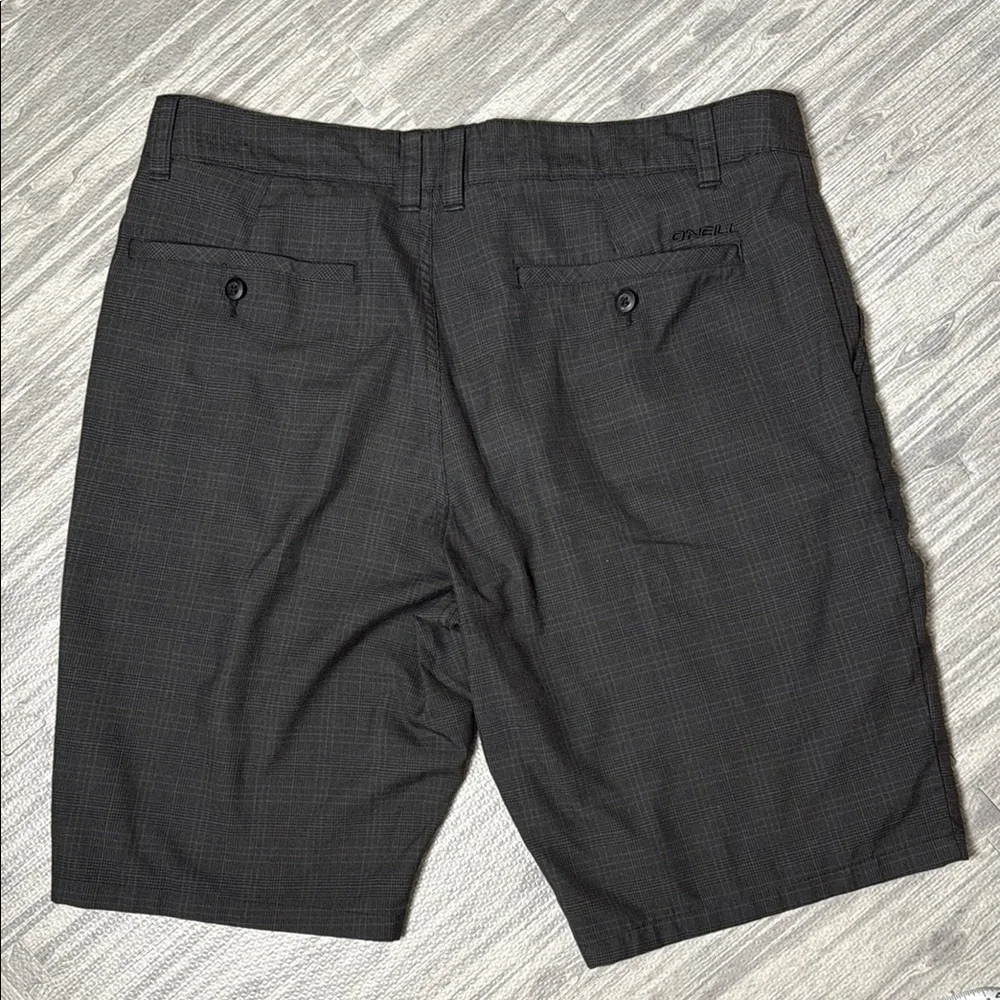 Men's O’Neill Black Checkered Shorts Size 36